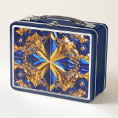 Lunchbox en métal inoxydable avec couleurs Suède (Devant)