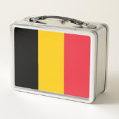 Lunchbox en métal inoxydable avec drapeau de la Be (Dos)