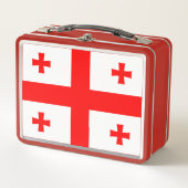 Lunchbox en métal inoxydable avec drapeau de la Gé (Devant)
