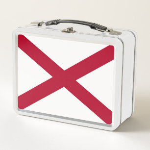 Lunchbox en métal inoxydable avec drapeau de l'Ala