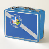 Lunchbox en métal inoxydable avec drapeau de Las V (Dos)