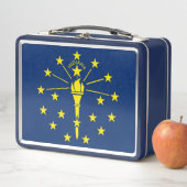 Lunchbox en métal inoxydable avec drapeau de l'Ind (En situation)