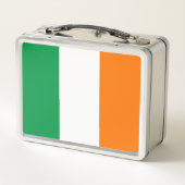 Lunchbox en métal inoxydable avec drapeau d'Irland (Dos)