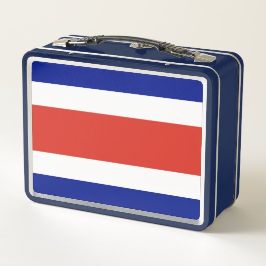 Lunchbox en métal inoxydable avec drapeau du Costa (Dos)