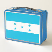 Lunchbox en métal inoxydable avec drapeau du Hondu (Dos)