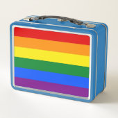 Lunchbox en métal inoxydable avec drapeau LGBT Pri (Dos)