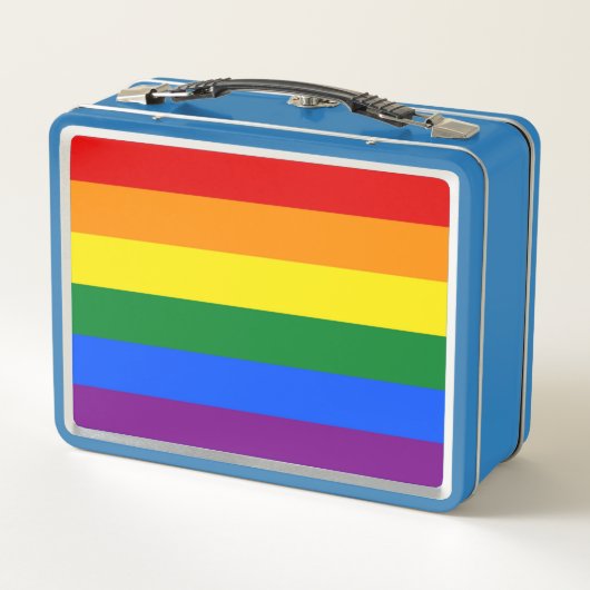 Lunchbox en métal inoxydable avec drapeau LGBT Pri (Dos)