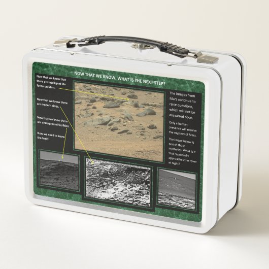 Lunchbox en métal martien (Dos)