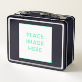 Lunchbox en métal noir (Dos)