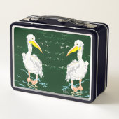 Lunchbox en métal : Pelican's (Dos)