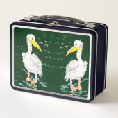 Lunchbox en métal : Pelican's (Devant)