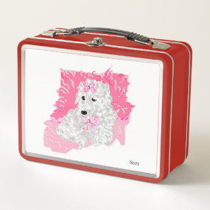 Lunchbox en métal : Poodle