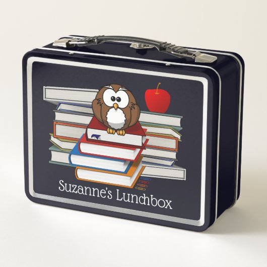 Lunchbox en métal pour vieux oiseaux (Dos)