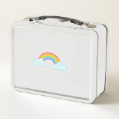 Lunchbox en métal rétro amusant (Dos)