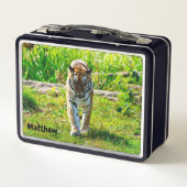 Lunchbox en métal Tiger Amur (Dos)