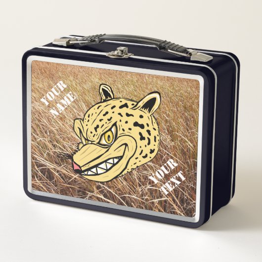 Lunchbox Leopard Wildcat personnalisé (Devant)