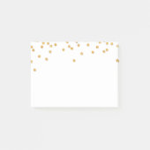 LUNCHBOX LOVE NOTE moderne confetti glitter goud (Voorkant)