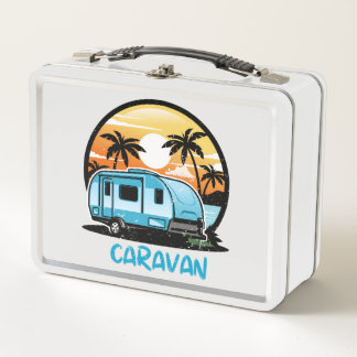 Lunchbox met caravan voor kinderen