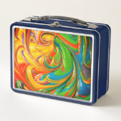 lunchbox met draaiende verf (Voorkant)