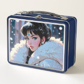 Lunchbox métallique (boîte cosmétique) (Devant)