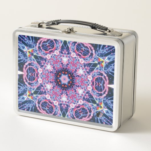 Lunchbox métallique Kaleidoscope Vivid (Devant)