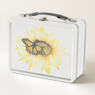 Lunchbox - Monarch op Zonnebloem