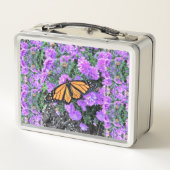 Lunchbox - Monarch & Paarse Asters (Achterkant)