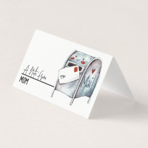 Lunchbox Notities Gepersonaliseerd met Jouw naam Visitekaartjes