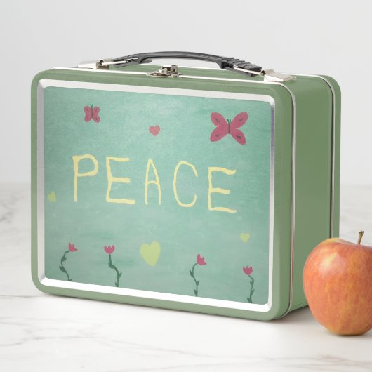 Lunchbox Peace Metal (En situation)