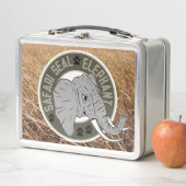 Lunchbox pour éléphant Safari Seal Wildlife (En situation)