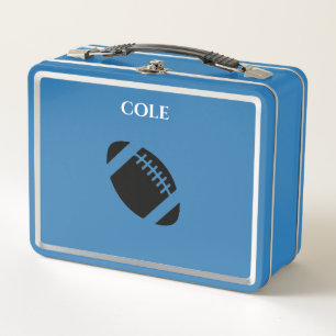 Lunchbox van het Metaal van het football in