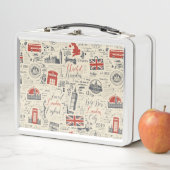 Lunchbox vintage Londres (En situation)
