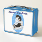 Lunchbox voor dutjes pinguïns (Achterkant)