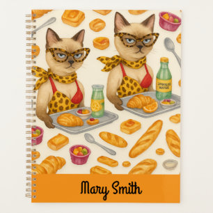 Lunchdame die eten serveert op school  planner