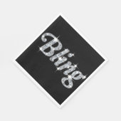 Luncheon Napkin met Faux Diamond Bling Desig Servet (Hoek)