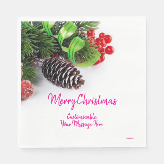 Luncheon Napkins Holidays Servet