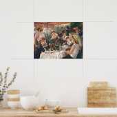 Luncheon of Boating Party Pierre Auguste Renoir Poster (Keuken)