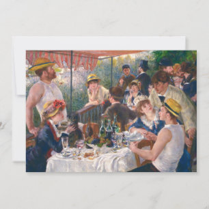 Luncheon of the Boating Party by Renoir Bedankkaart