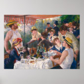Luncheon of the Boating Party by Renoir Poster (Voorkant)