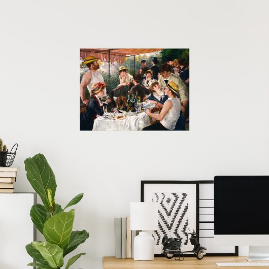 Luncheon of the Boating Party door Pierre-Auguste  Poster (Thuiskantoor)