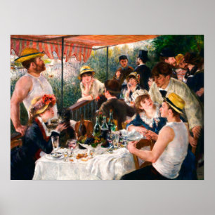 Luncheon of the Boating Party door Pierre-Auguste  Poster