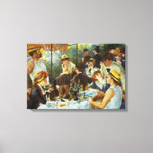 Luncheon of the Boating Party door Pierre Renoir Canvas Afdruk (Voorkant)