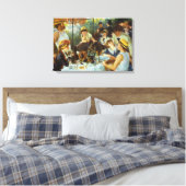 Luncheon of the Boating Party door Pierre Renoir Canvas Afdruk (Insitu (Slaapkamer))