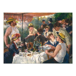 Luncheon of the Boating Party Renoir Foto Afdruk