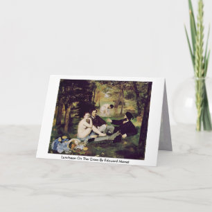 Luncheon op de gras van Edouard Manet Kaart