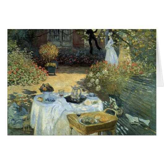 Luncheon van Claude Monet, impressionisme (Voorkant Horizontaal)