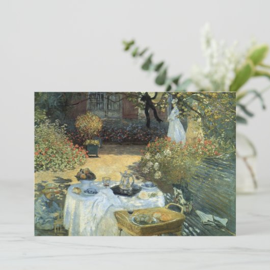 Luncheon van Claude Monet,  impressionisme (Staand voorkant)