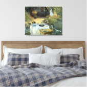 Luncheon van Claude Monet,  impressionisme Canvas Afdruk (Insitu (Slaapkamer))