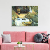Luncheon van Claude Monet,  impressionisme Canvas Afdruk (Insitu (Woonkamer))