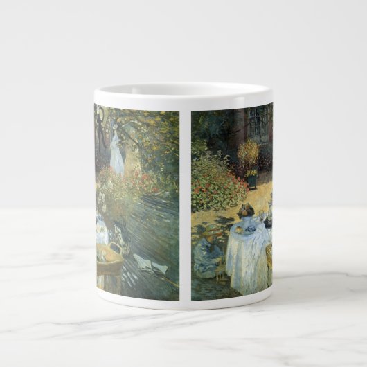 Luncheon van Claude Monet,  impressionisme Extra Grote Mok (Voorkant)